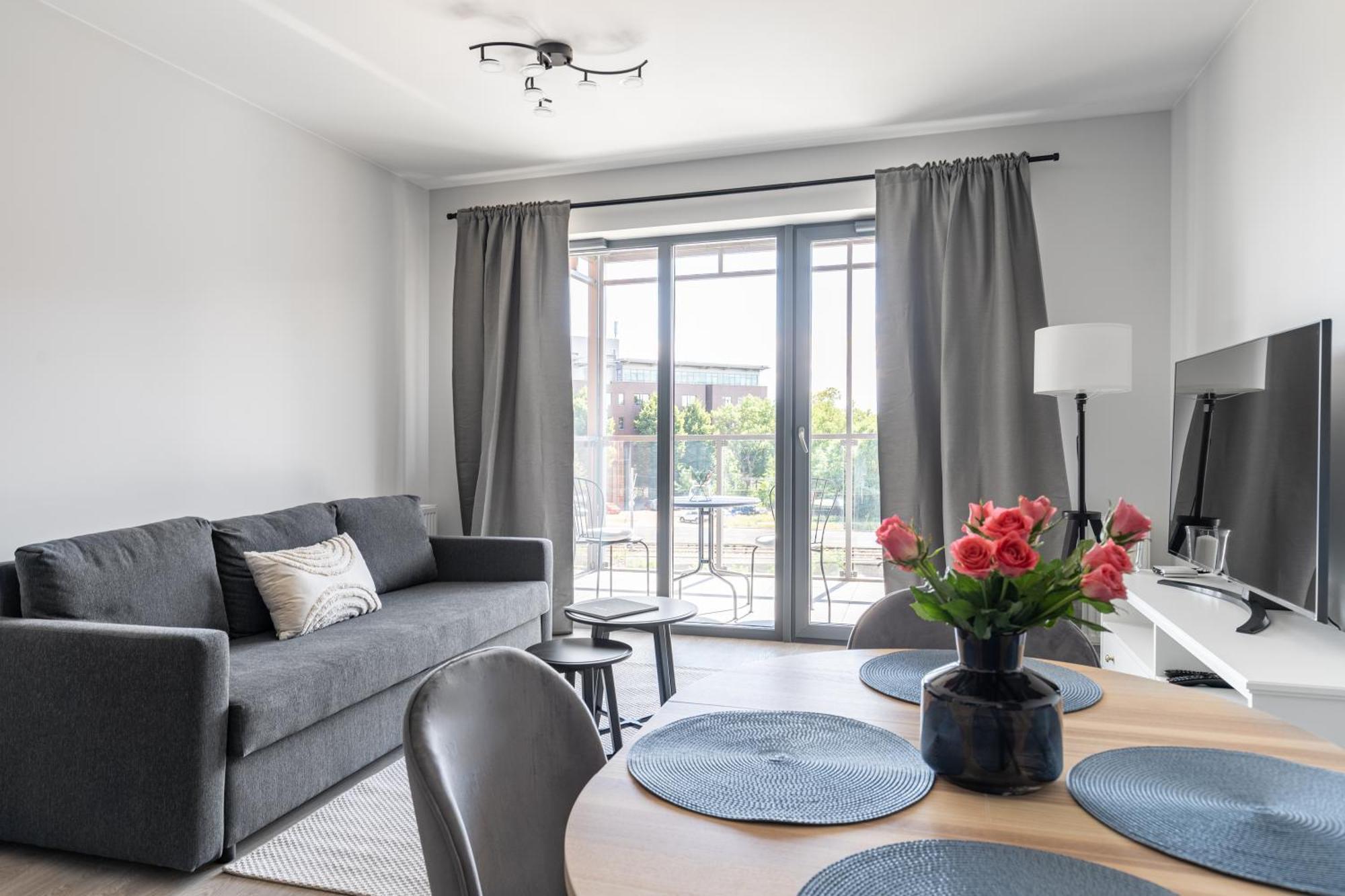 Scala City Center Apartments With Parking By Lion Apartments Gdansk Exterior foto
